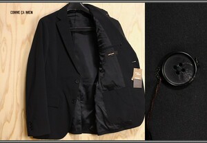  new goods Comme Ca men limited model high class poly- tough ta material jacket S black / regular price 4.7 ten thousand jpy /COMME CA MEN/ total reverse side 