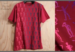 新品 ポールスミス レッドイヤー 日本製 オーガニックコットン プリント TシャツL赤 定価1.9万円/Paul smith RED EAR