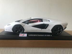  rare rare Maisto Maisto 1:18 6+ Lamborghini Countach LP1 800-4 white Lamborghini LPl 800-4