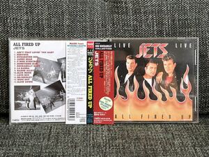 JETS 帯付CD ALL FIRED UP .. 歌詞カード付き (LA BAMBA) ロカビリー