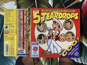 The 5 Teardrops 帯付CD Goo! .. (Good Bye I Love You 7inch Version) 2ボーナストラック ロカビリー Japanese Neo Rockabilly