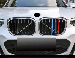 BMW フロントグリル用3色フィンカバー アクセサリーはめこむだけの3秒簡単装着でおしゃれ＆ゴージャス新品未使用