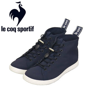 le coq sportif (ルコック スポルティフ) QL1UJD50NV LA ALMA MID II T+R アルマ ミッド スニーカー ネイビー LE049 24.0cm