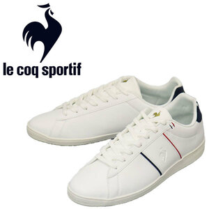 le coq sportif (ルコック スポルティフ) QL1VJC10WN CHATEAU II シャトー2 スニーカー ホワイト／ネイビー LE041 約24.0cm