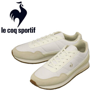 le coq sportif (ルコック スポルティフ) QL1VJC16WM CHATELET II シャトレ2 スニーカー ホワイト／ミルクベージュ LE046 約24.5cm