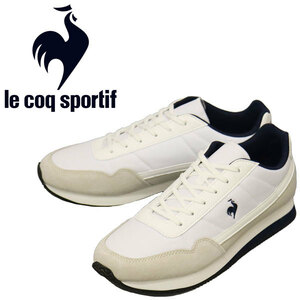 le coq sportif (ルコック スポルティフ) QL1VJC16WN CHATELET II シャトレ2 スニーカー ホワイト／ネイビー LE047 約23.5cm