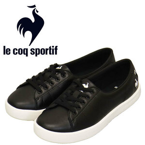 le coq sportif (ルコック スポルティフ) QL3VJC03BK FOURCHE フルシュ レディース スニーカー ブラック LE035 約24.5cm