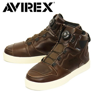 AVIREX (アヴィレックス) AV2278 DICTATOR ディクティター バイカーシューズ D.BROWN US7-約25.0cm