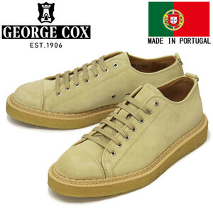 GEORGE COX (ジョージコックス) UTILITY MONKEY SHOE ラバーソール レザーシューズ 417C SAND SUEDE UK8-約27.0cm