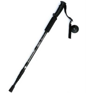  trekking paul (pole) flexible 2 pcs set light weight aluminium mountain climbing walking strong light stock mountain climbing cane walking paul (pole) black 284 R35