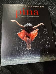 【３D】【送料無料】【再生環境・機器ご注意】廃盤 Pina (Blu-ray 3D + Blu-ray + DVD) 日本語音声・字幕ありません