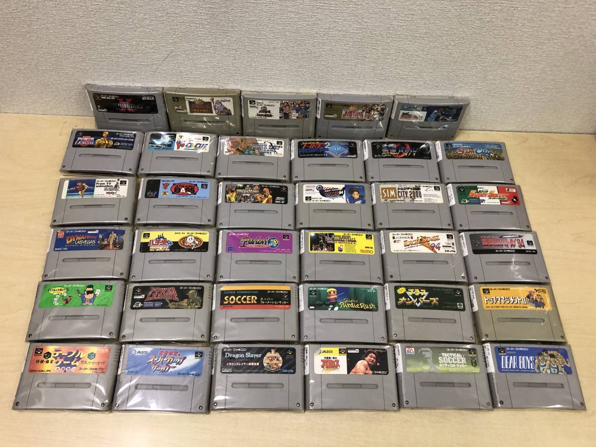 ニンテンドー スーパーファミコン ソフト 72点セット まとめ売り