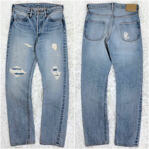 STANDARD CALIFORNIA スタンダードカリフォルニア 901 66 Vintage Wash ダメージ&リペア加工 デニムパンツ W29