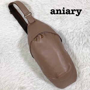 [ ultimate beautiful goods ]aniaryani have quilting leather body bag siena