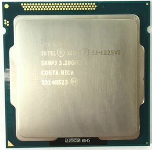 XEON E3-1225 V2 ×1枚 Intel CPU 3.20GHz SR0PJ 4コア 4スレッド ソケット FCLGA1155 サーバー用 BIOS起動確認済【中古品】【送料無料】