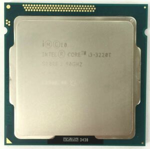 Intel CPU Core i3 3220T ×1枚 2.80GHz SR0RE 2コア ソケット FCLGA1155 デスクトップ用 BIOS起動確認済 即決【中古品】【送料無料】