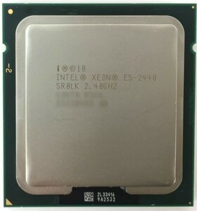 Intel CPU XEON E5-2440 ×1枚 2.40GHz SR0LK 6コア 12スレッド ソケット FCLGA1356 サーバー用 BIOS起動確認済【中古品】【送料無料】