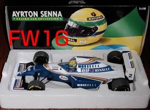 ゆうパック送料込 1/18 ウイリアムズ ルノーFW16 セナ WILLIAMS 1994 セナコレ RENAULT