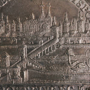 1754年 ドイツ レゲンスブルク 1/2ターラー 銀貨 アンティークコイン NGC AU Detailsの画像7