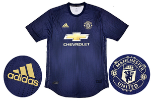 Y-6129★送料無料★超美品★マンチェスター・ユナイテッドFC Manchester United 2018/2019 Third Kit adidas アディダス★ユニフォーム XL