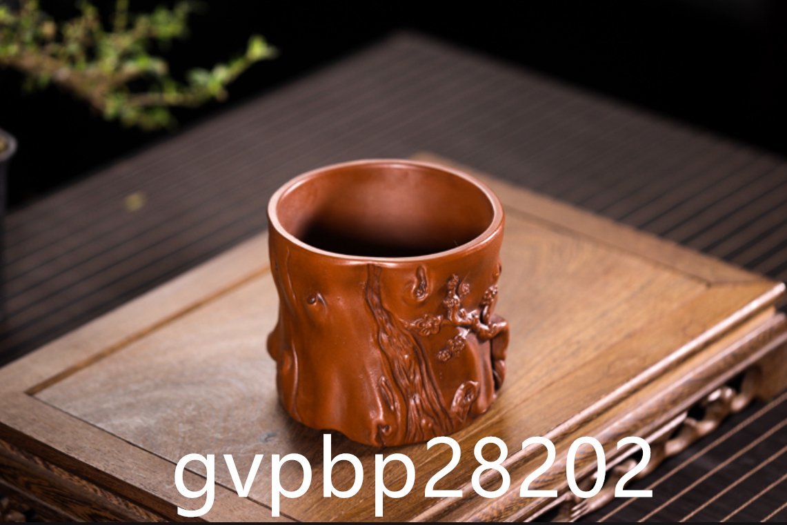 Fortement recommandé★Pot à bonsaï Yixing Pot à bonsaï Pot de fleur Pot carré Relief fait à la main, bonsaï, Outils pour bonsaï, Pot