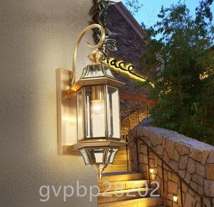 高品質★高級銅質 壁掛け照明 壁掛け灯 インテリア照明 玄関灯 アンティーク 外灯 廊下 屋外