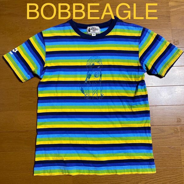 イーストボーイ　BOB BEAGLE カラーボーダー半袖Tシャツ