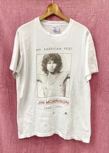 野村訓一 着 VINTAGE ヴィンテージ 90s ドアーズ The doors ジムモリソン Jim Morrison 追悼 フォト Photo Art アート ロック Tシャツ