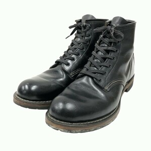 REDWING / 9014 BECKMAN BOOTS レッドウィング ベックマン ブーツ プレーントゥ 編み上げ レザー ブーツ ブラック 表記サイズ(US9D) @K