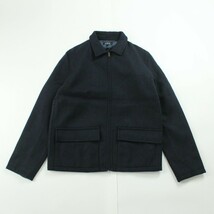 A.P.C. アーペーセー コットン混 ジップアップ ジャケット ブルゾン 表記サイズS_画像1