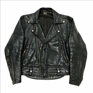 60's 70's ビンテージ Langlitz Leathers / COLUMBIA ラングリッツレザーズ コロンビア レザー ダブル ライダースジャケット @K