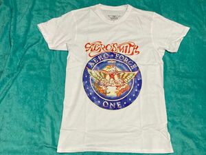 AEROSMITH エアロスミス Tシャツ 白 L バンドT ロックT Rocks Permanent Vacation Get a Grip Pump Draw the Line