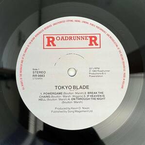 LP Europe盤 レコード Tokyo Blade / Tokyo Blade RR 9883の画像8