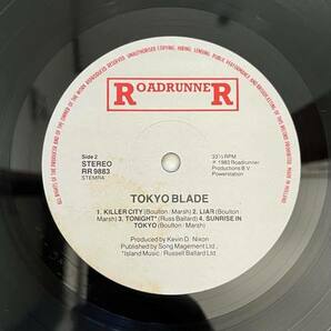 LP Europe盤 レコード Tokyo Blade / Tokyo Blade RR 9883の画像9