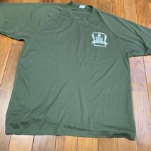 沖縄 米軍放出品 SINGLE MARINE PROGRAM ミリタリー Tシャツ トレーニング　ランニング　OD XXL (管理番号N203)_画像1