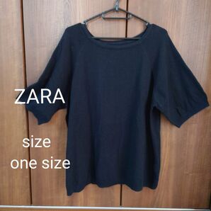 サマーニット カットソー トップス ZARA 9号