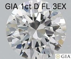 [ GIA expert evidence attaching ] domestic the lowest price proof complete less scratch * less color * less missing point 1ct D FL 3EX natural diamond loose 