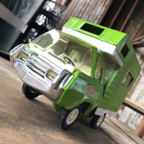 即決価格 ヴィンテージ USA Tonka キャンピングカー キャンパー キャンプ トラック 働く車 グリーンの画像10