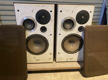 Aurex/オーレックス『SS-370』3way SPEAKER SYSTEM スピーカー ペア 大理石_画像1