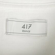 LST9884 417 EDIFICE エディフィス ポケット付き Tシャツ M ホワイト（クリックポスト可）_画像3