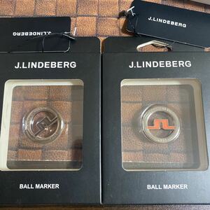 J.LINDEBERG ゴルフマーカー ジェイリンドバーグ ゴルフ マーカー 未使用品 2個セット おしゃれマーカー