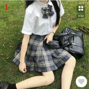 yシャツ プリーツスカート チェック柄 JK制服 リボン 制服 半袖 ミニスカート ひざ上 セット コスプレ 靴下