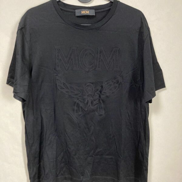 MCM ロゴ　半袖　Tシャツ　M ブラック