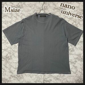 古着 半袖Tシャツ トップス メンズ ナノユニバース nano universe 無地 シンプル レディース兼用 