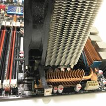 ASUS マザーボード P6T DELUXE CPU Core i7-920 CPUクーラー メモリ PC3-10600U 1GB×3 デスクトップPC 現状品 ■M049_画像9