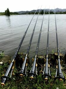 6.3m カーボンファイバー釣竿 伸縮 超軽量 釣り竿 海釣り 川釣り 淡水釣り伸縮リール カーボン 魚釣 伸縮式 炭素繊維 326