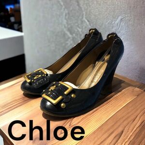 Chloe エナメル　ヒール　　35