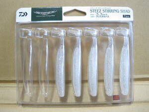 38【中古】　DAIWA/ダイワ　STEEZ STIRRING SHAD/スティーズ スターリングシャッド　３.３インチ　クリスタルハス　(５本入り)