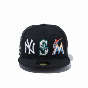 ニューエラ　イチロー　マリナーズ　ヤンキース　マーリンズ　　NEWERA　59FIFTY　7 3/8　58.7cm 　新品　