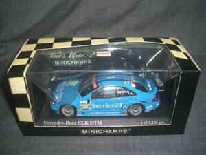 ★PMA 1/43 ミニチャンプス Mercedes CLK Coupe DTM 2003★Service 24h G.Paffett No.400 033274